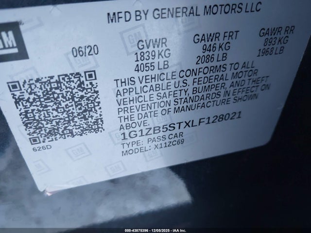 Chevrolet Malibu Fwd Ls