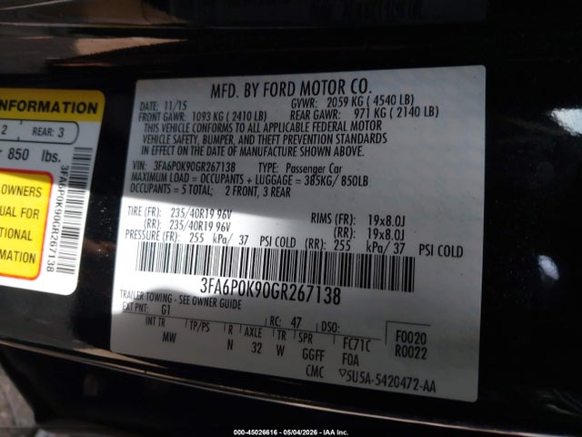 Ford Fusion Titanium