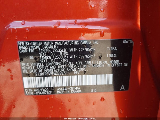 Toyota RAV4 Xle