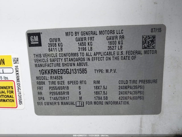 GMC Acadia Sle-1