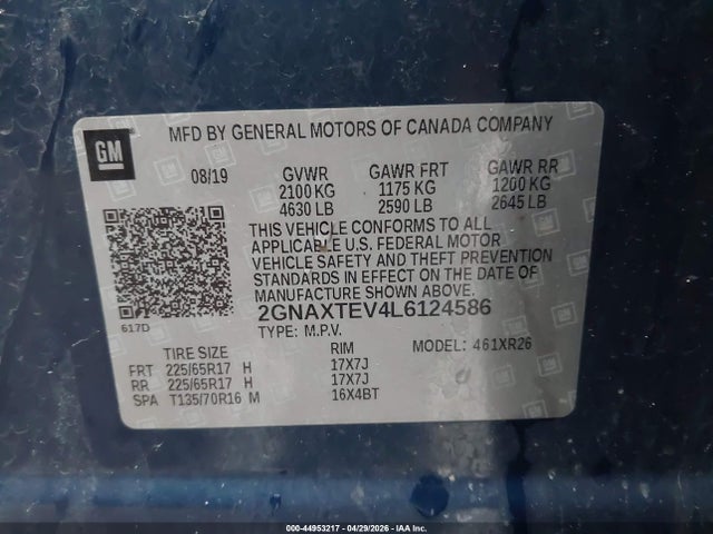 Chevrolet Equinox Awd 2fl