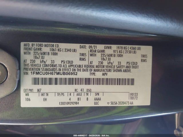 Ford Escape Sel
