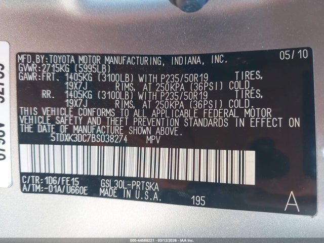 Toyota Sienna Se