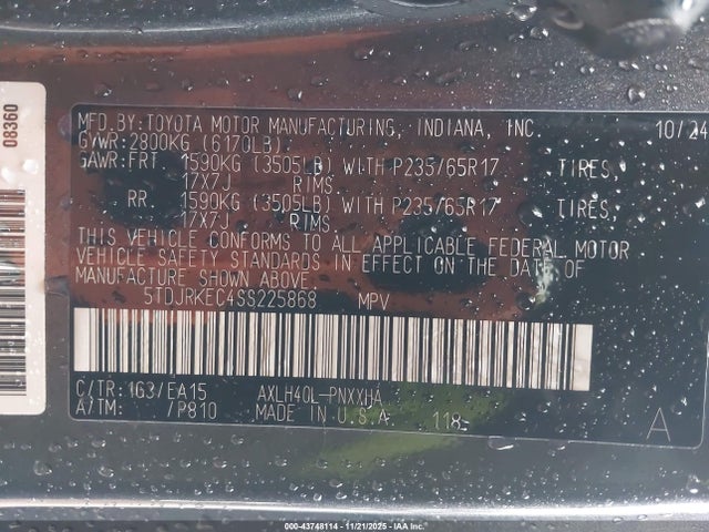 Toyota Sienna Xle