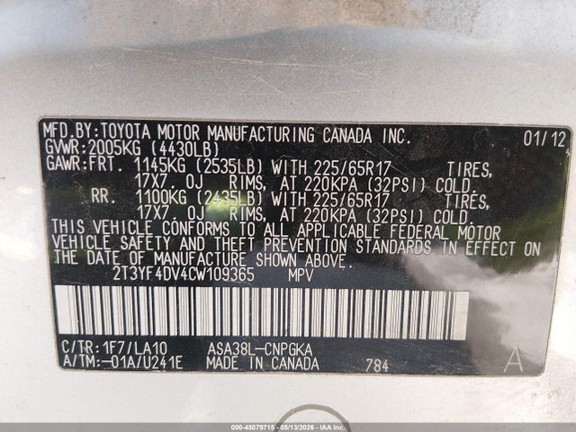 Toyota RAV4 Limited