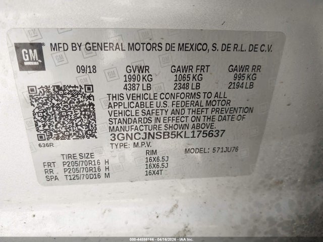 Chevrolet Trax Ls