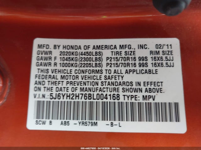 Honda Element Ex