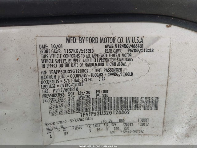 Ford Taurus Se