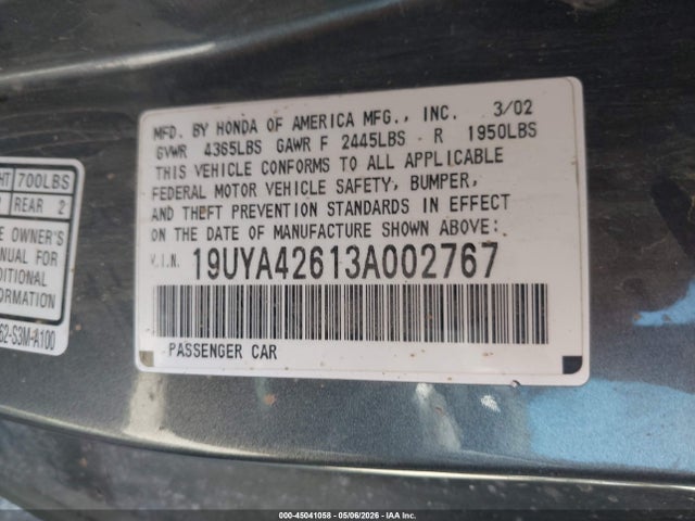 Acura CL 3.2 Type S Automatic