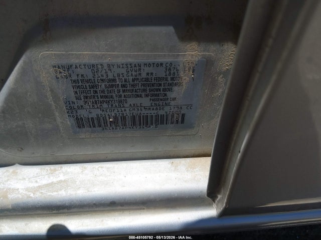 Nissan Sentra Sv