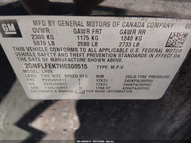 Chevrolet Equinox Lt