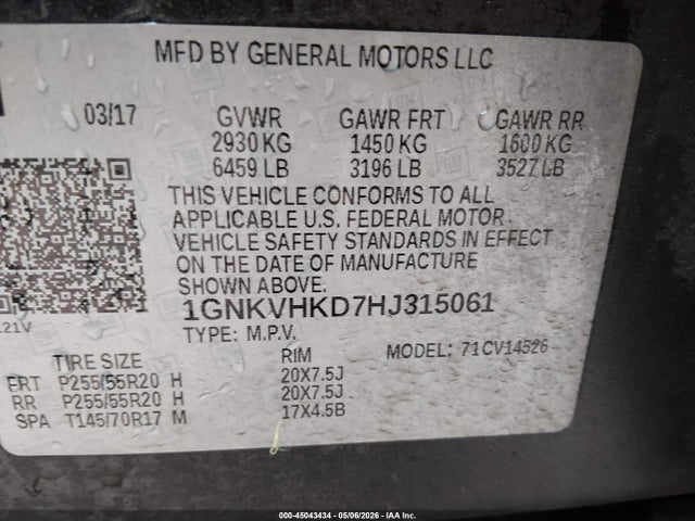 Chevrolet Traverse 2lt