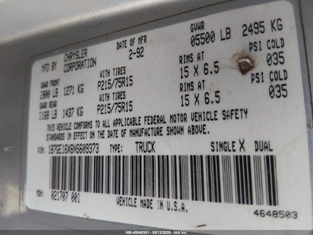 Dodge D-series D150