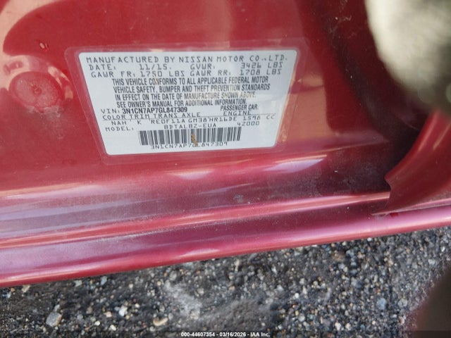 Nissan Versa 1.6 Sv