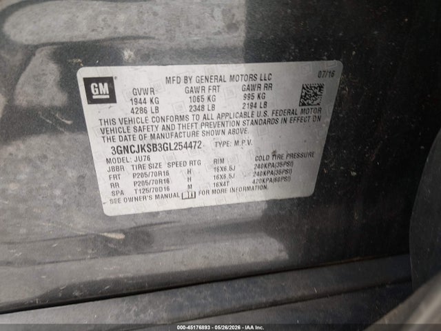 Chevrolet Trax 1ls