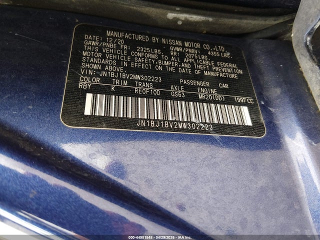 Nissan Rogue Sv Fwd Xtronic Cvt