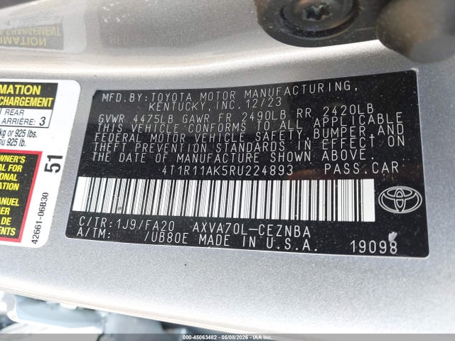 Toyota Camry Le