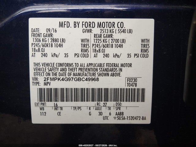 Ford Edge Se