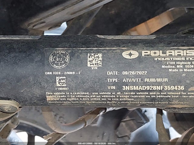 Polaris RZR Pro Xp Ultimate