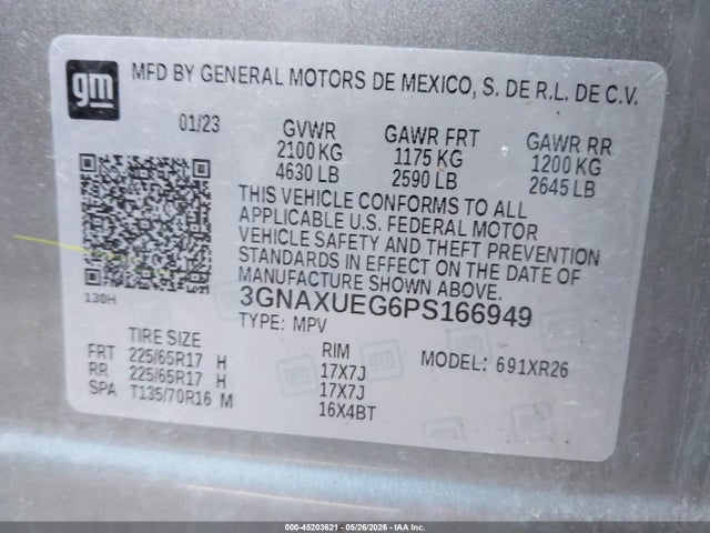 Chevrolet Equinox Awd Lt