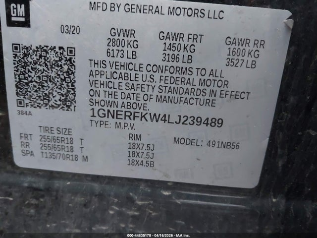 Chevrolet Traverse Fwd Ls