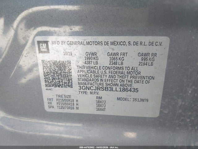Chevrolet Trax Awd Premier