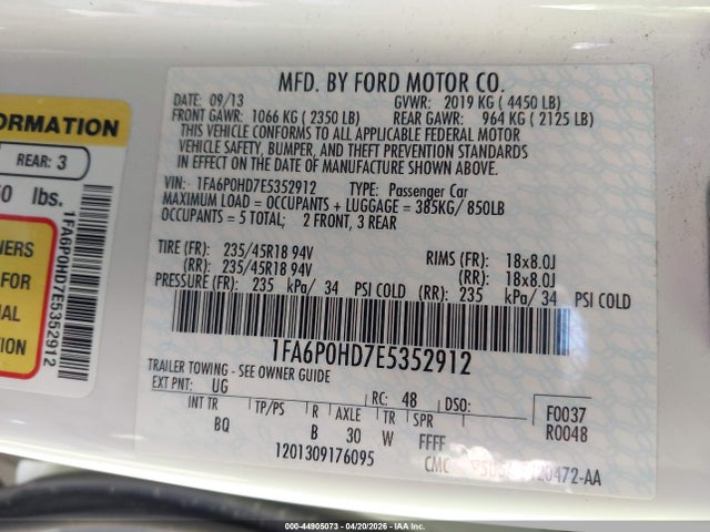 Ford Fusion Se