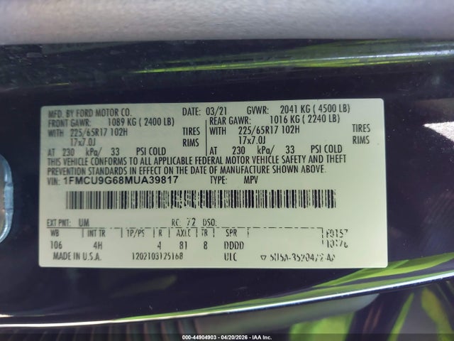 Ford Escape Se