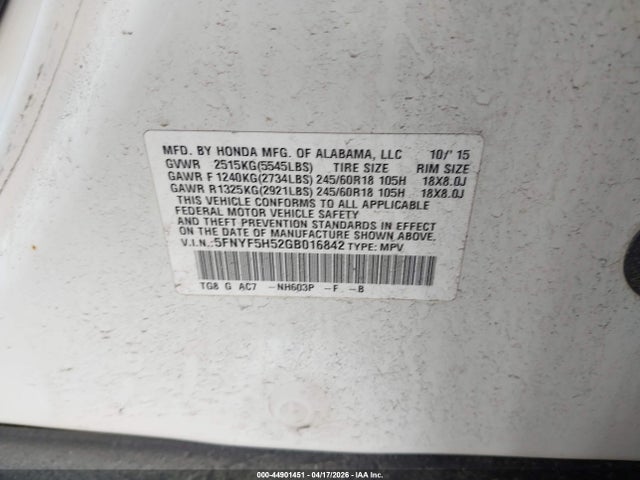 Honda Pilot Ex-l