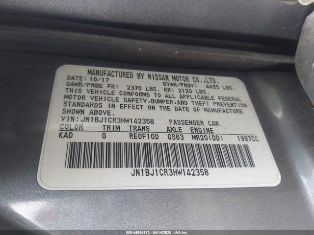 Nissan Rogue Sv