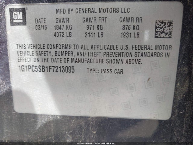 Chevrolet Cruze 1lt Auto