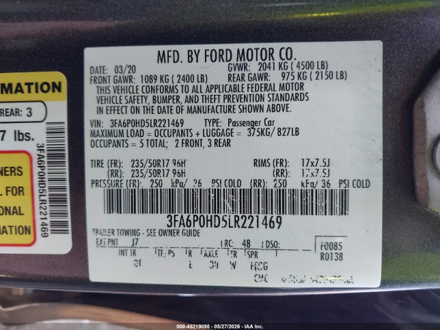 Ford Fusion Se