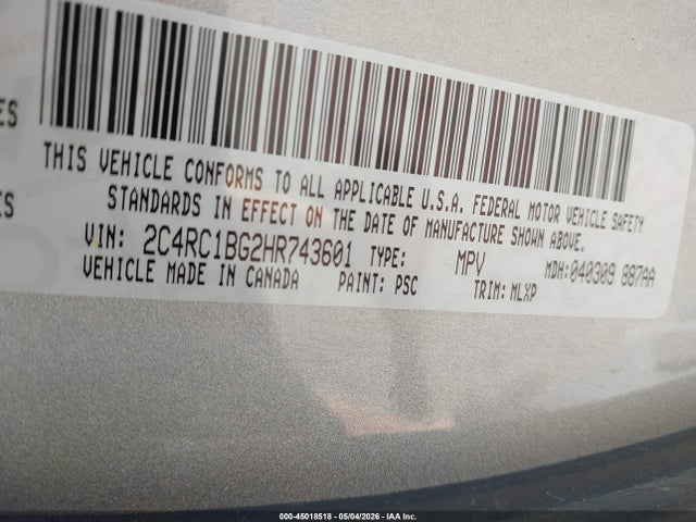 Chrysler Pacifica Touring-l