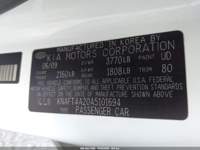 Kia Forte Lx