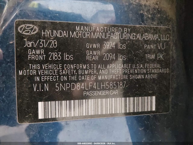 Hyundai ELANTRA Sel