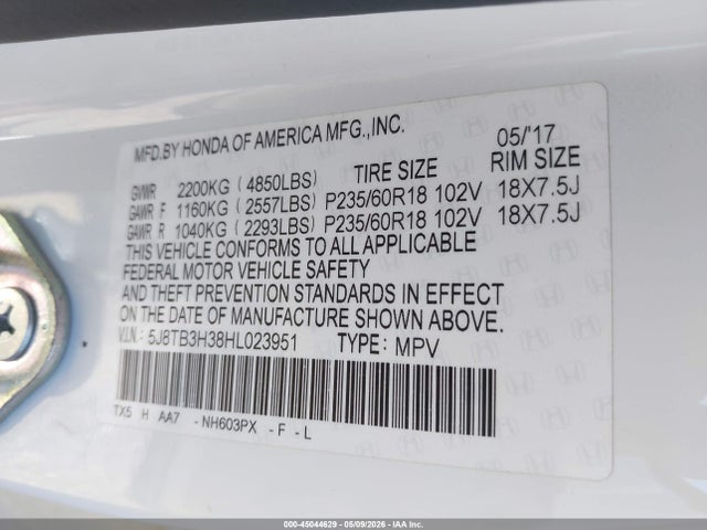 Acura RDX Acurawatch Plus Package