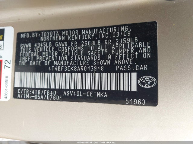 Toyota Camry Le