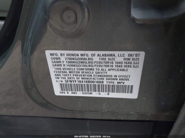 Honda Pilot Ex