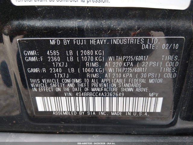 Subaru Outback 2.5i Premium