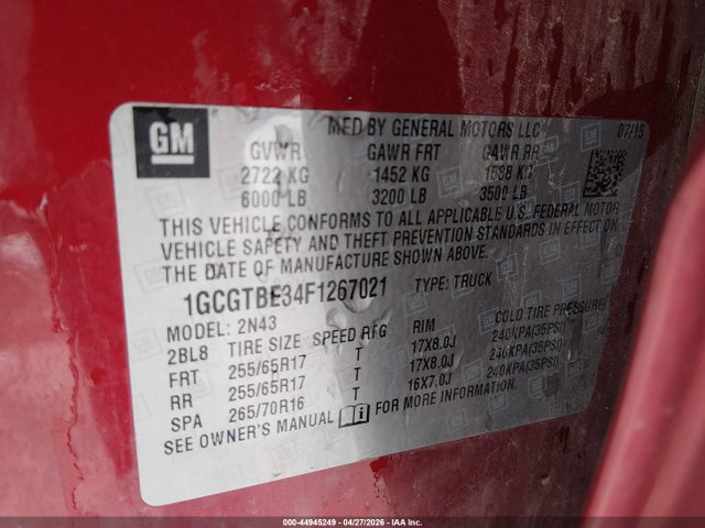 Chevrolet Colorado Lt