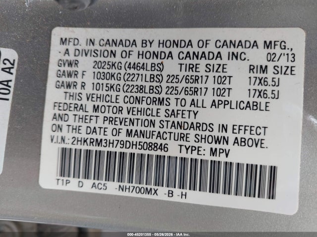 Honda CR-V Ex-l