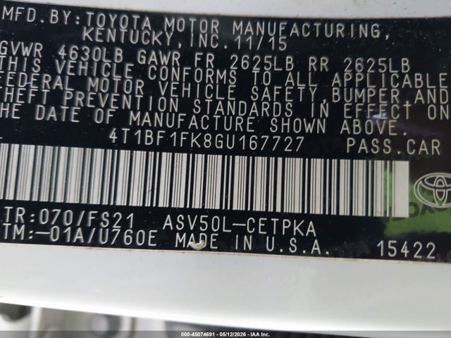 Toyota Camry Se