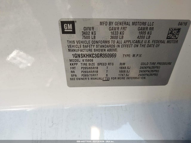 Chevrolet Suburban Lt