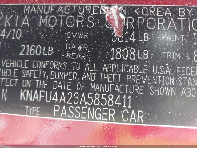 Kia Forte Ex