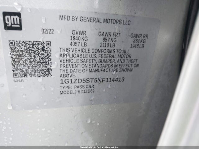 Chevrolet Malibu Fwd Lt
