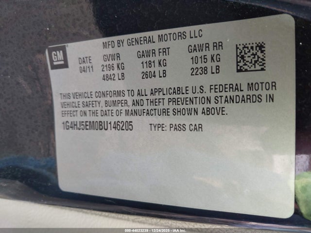 Buick Lucerne Cxl Premium