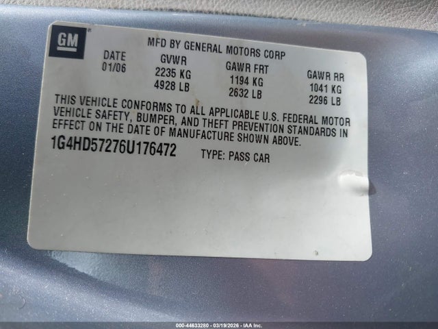 Buick Lucerne Cxl