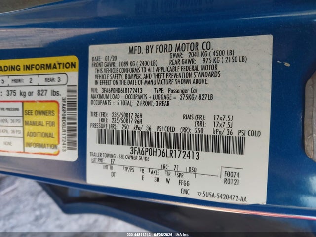 Ford Fusion Se