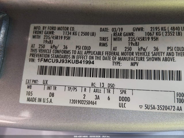 Ford Escape Titanium