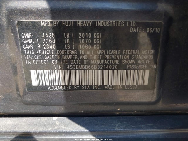 Subaru Legacy 2.5i Premium